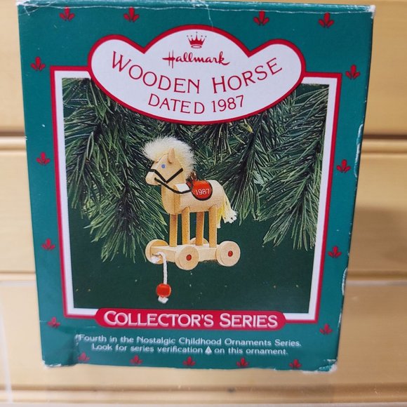 Keepsake Ornament 4 Hallmark Collector Series Horse Star First Third Christmas - Picture 7 of 10